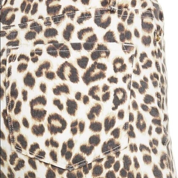FRAME Ali Leopard Print High Waist Skinny Jeans - Picture 2 of 7